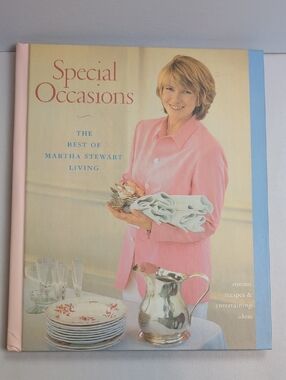 Martha Stewart Special Occasions Hardcover Book Menus Recipes Ideas